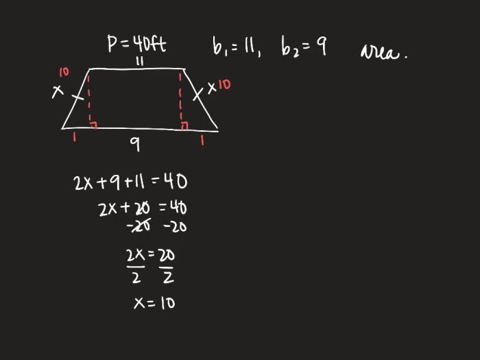 Trapezoid calculate units fruittyblog lengths