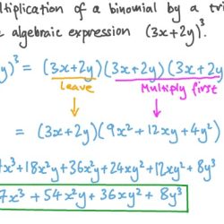 Binomials multiplying